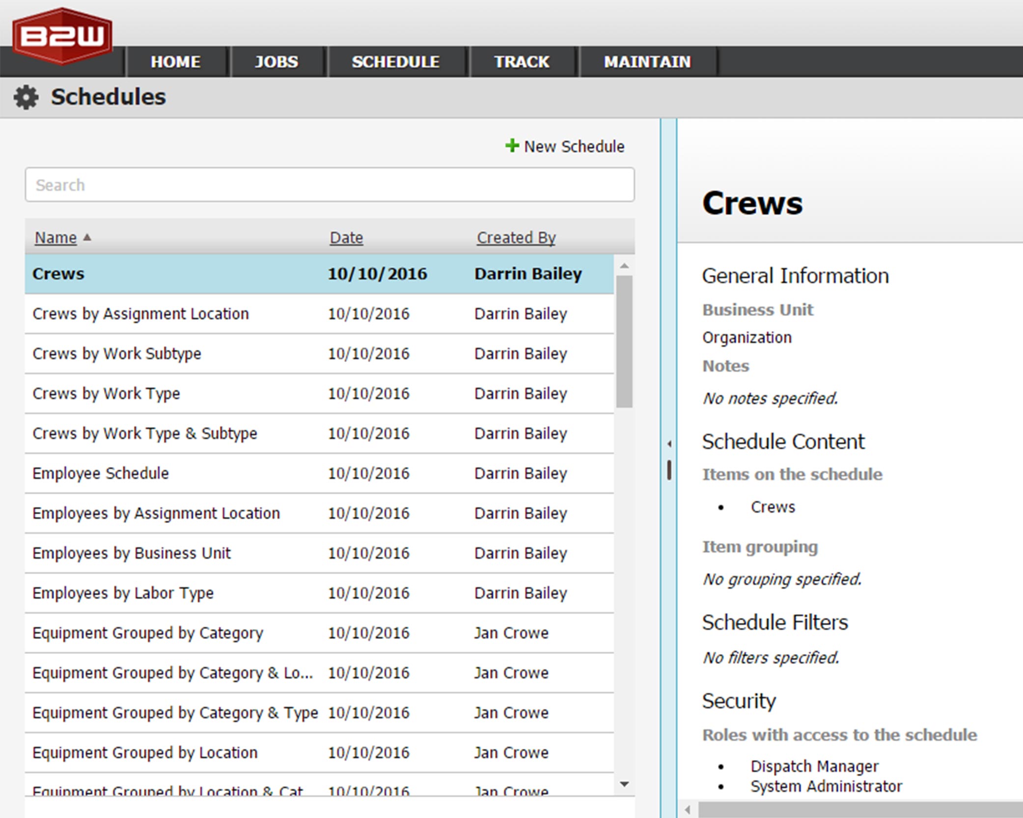 Construction Project Scheduling And Resource Dispatching Software - B2W ...