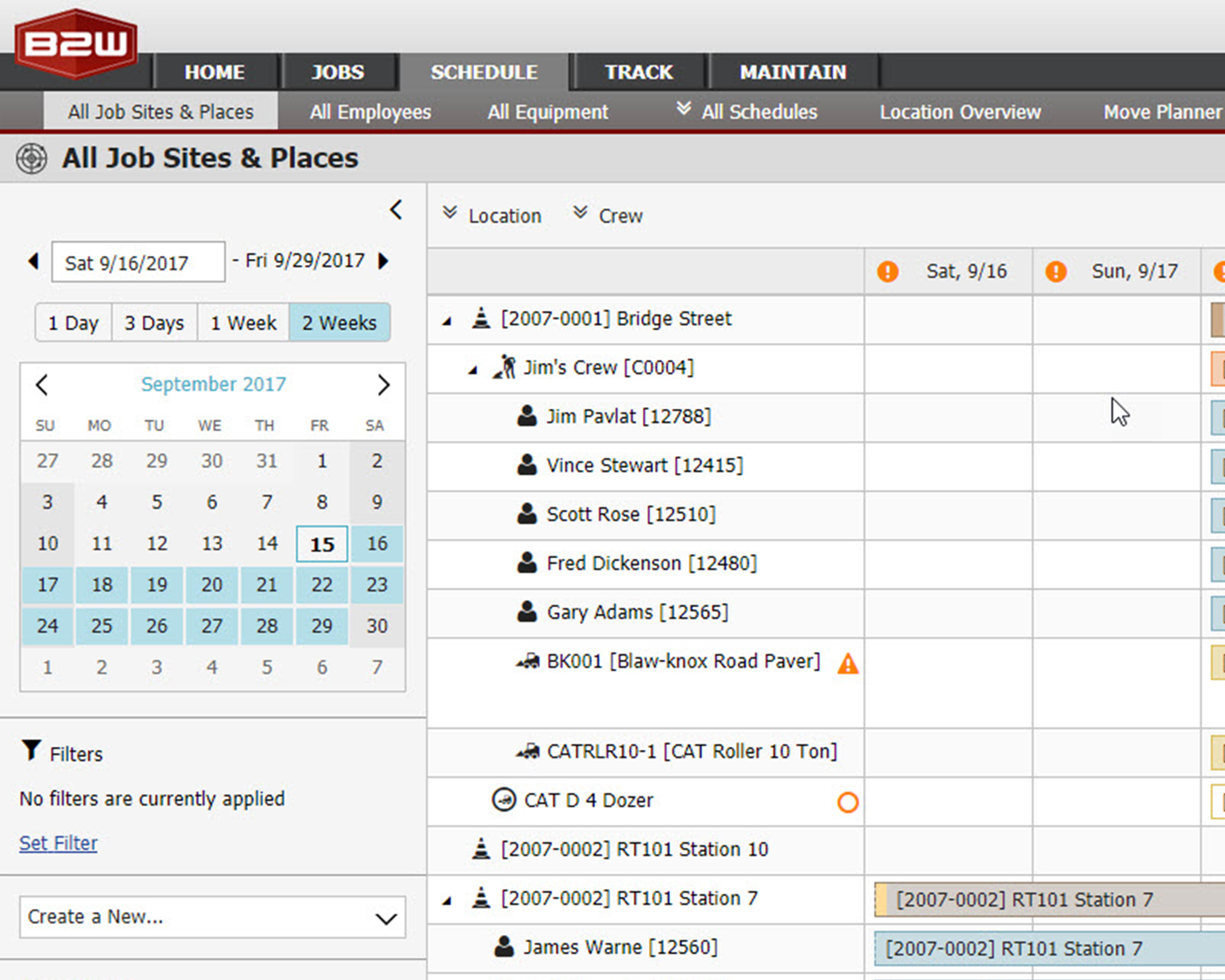 Construction Project Scheduling And Resource Dispatching Software - B2W ...