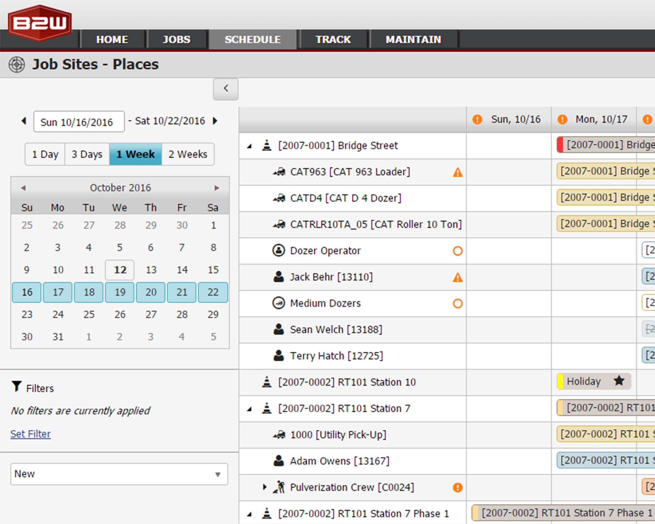 Construction Project Scheduling And Planning Software - B2W Software