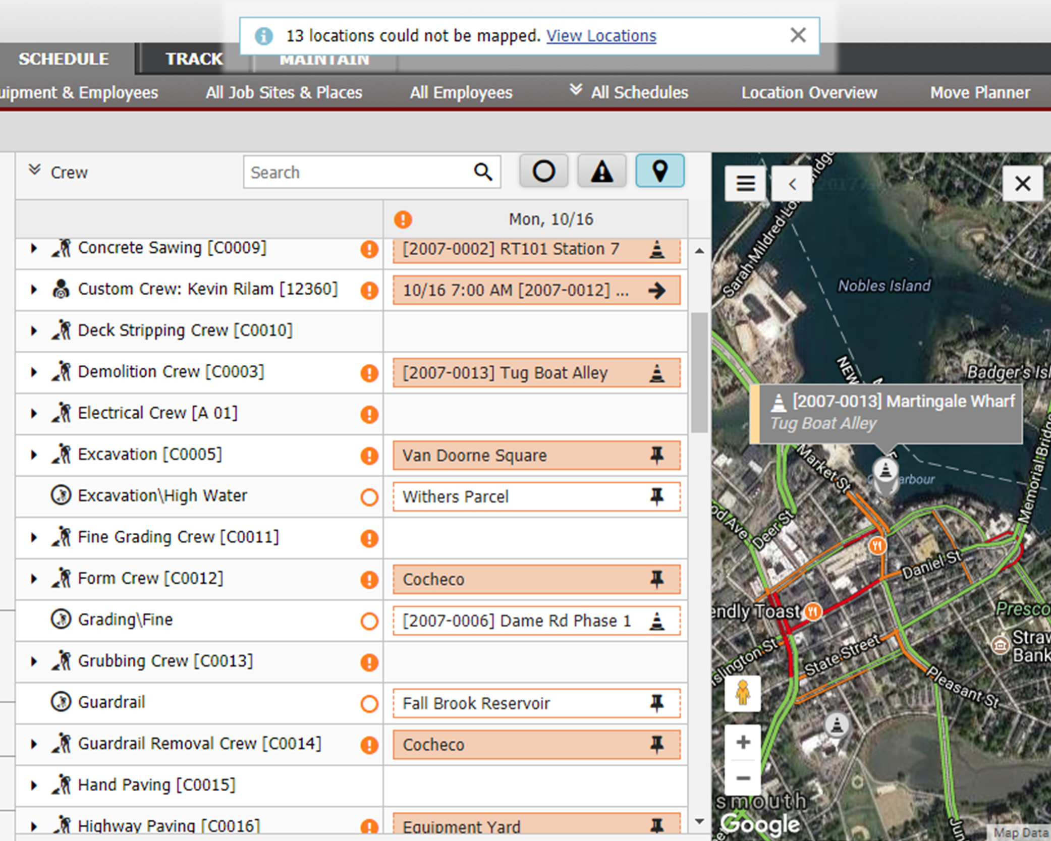 Construction Project Scheduling And Resource Dispatching Software - B2W ...